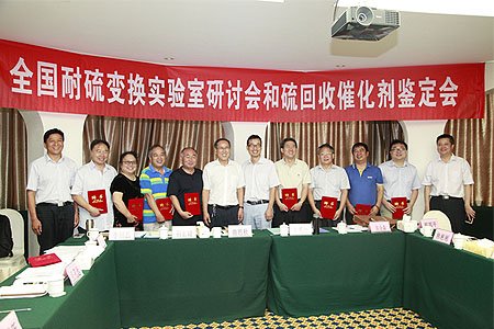我公司硫回收尾气加氢催化剂科技成果通过鉴定